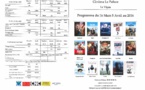 Programme du Cinéma le Palace du16 Mars au 5 Avril 2016
