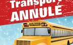 Transports scolaires annulés le mercredi 30/09/2026